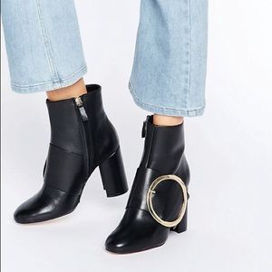 Mango "O-Ring" Boots Size 37/7