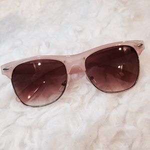 Pink & Brown Gradient Frame Sunglasses