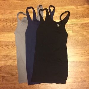 Three Old Navy Tanks