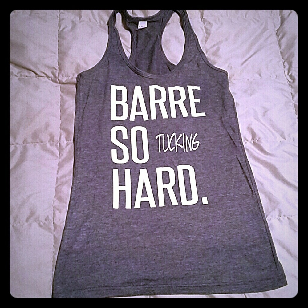 Barre workout tank