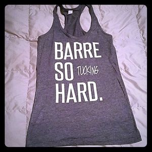 Barre workout tank