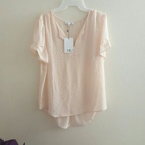 Pink sheer shirt