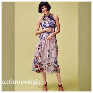 Petaline Midi Dress Anthropologie NWT sz 8P