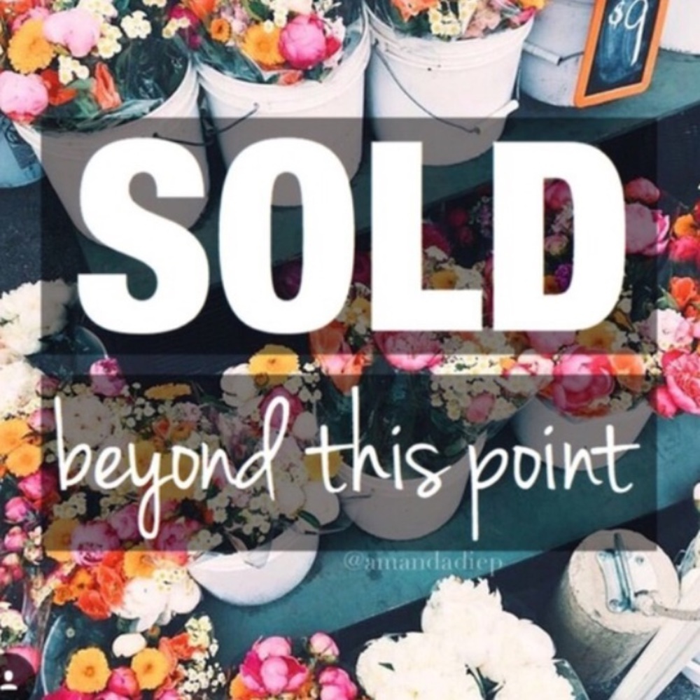 All items beyond this point are sold 😊