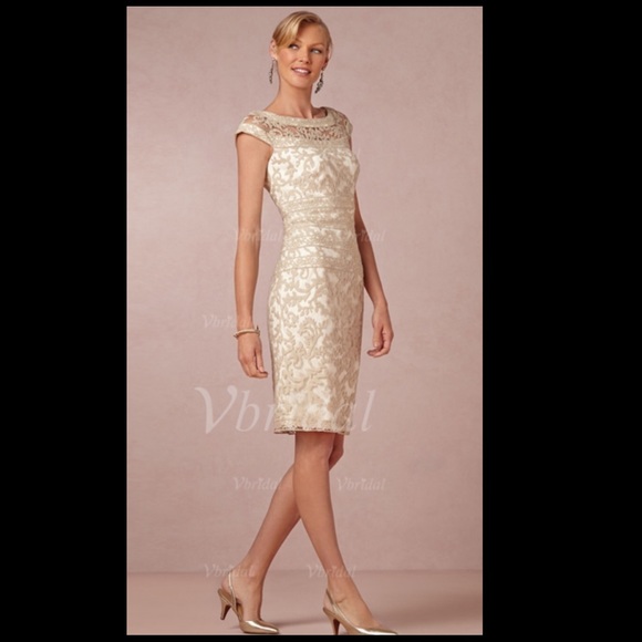 Beautiful Champaign Color Dress - Picture 1 of 1