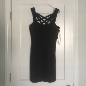 BLACK GUESS MINI DRESS