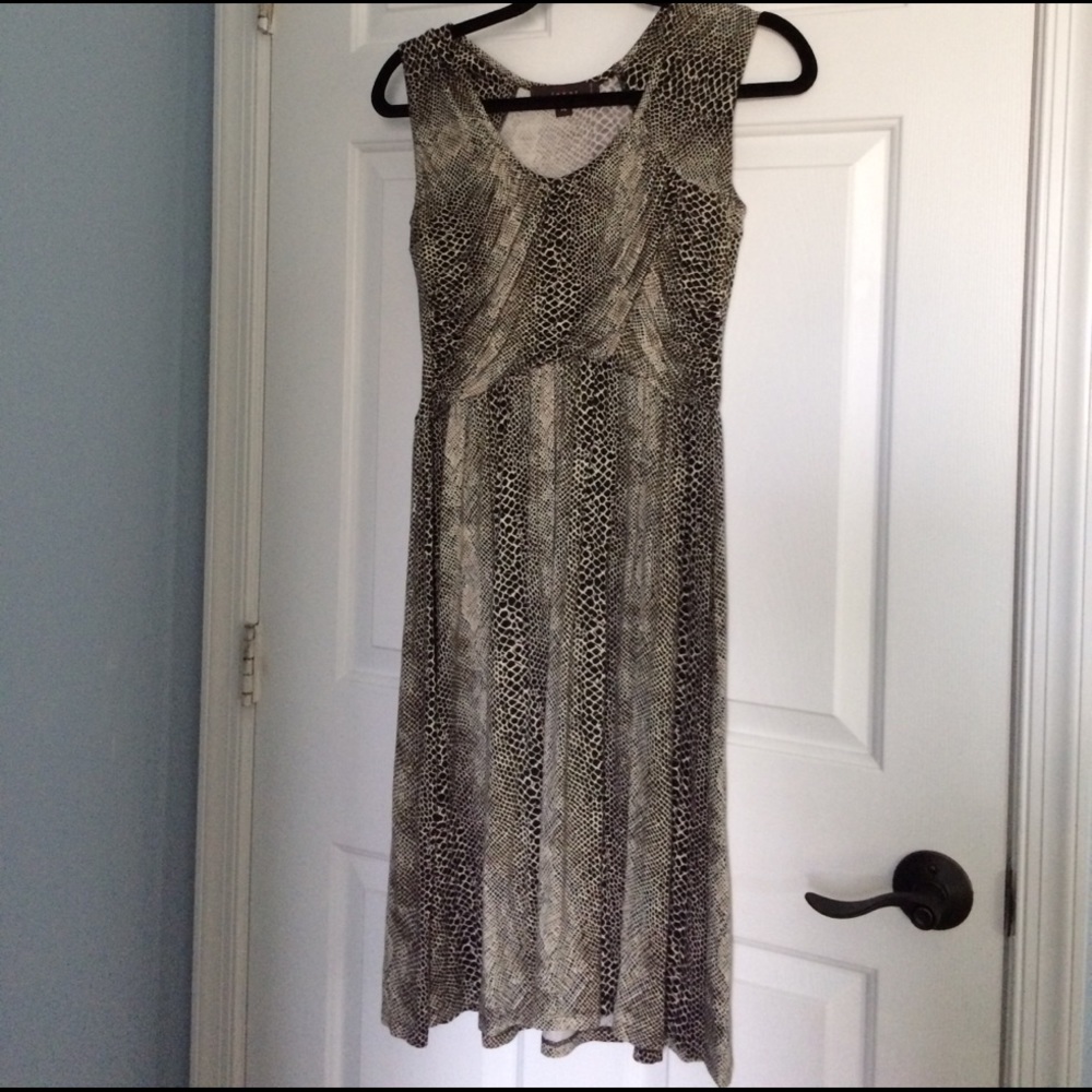 "fever" snake skin dress