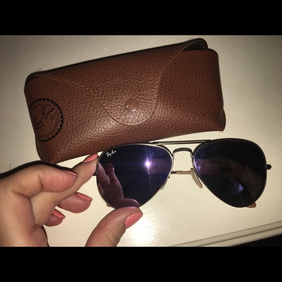 Ray Ban purple aviators. - Picture 1 of 1