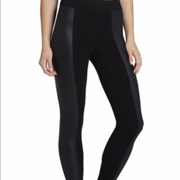 BCBG faux leather pants xs - Picture 3 of 4