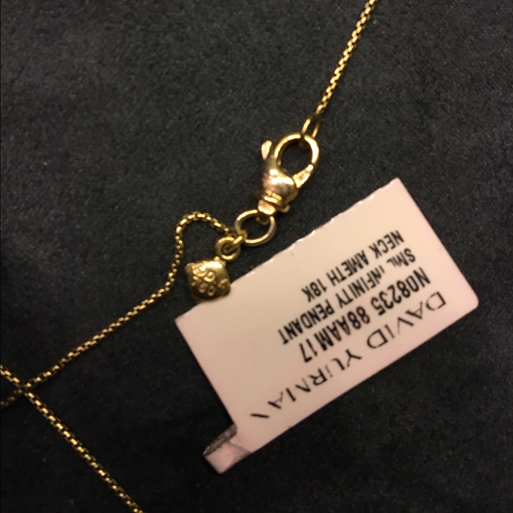 SOLD ON TRADSEY David Yurman 18KT Gold Infinity - Picture 2 of 6