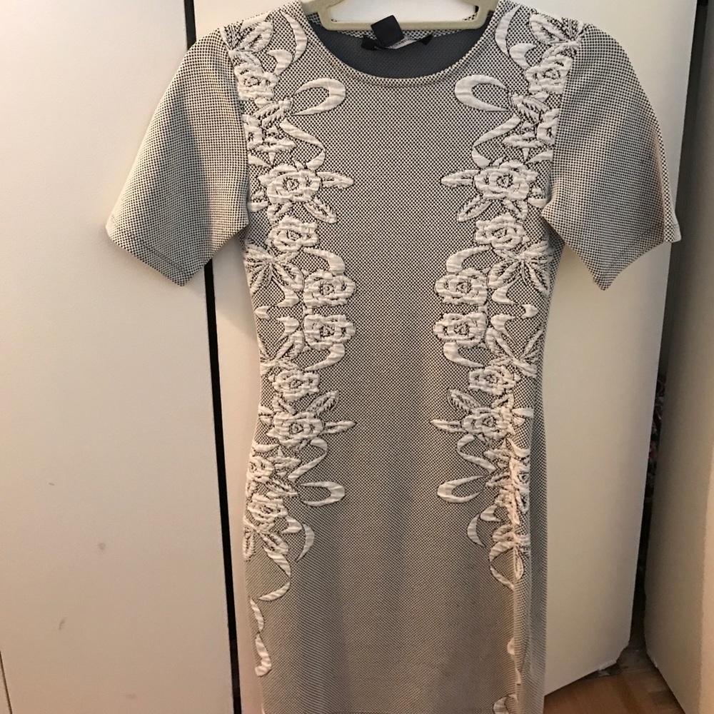 French Connection Fitted T Shirt style dress