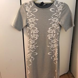 French Connection Fitted T Shirt style dress