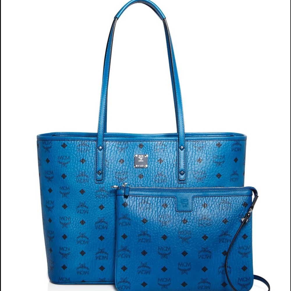 MCM Anya Logo Zip Medium Shopper