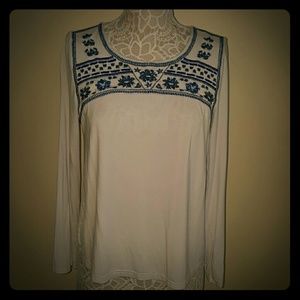 EUC Embroidered Top From Stitch Fix