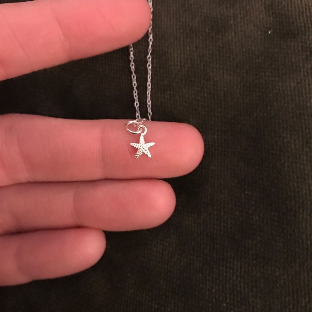 Petite starfish necklace