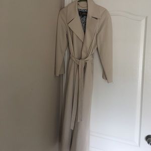 St. John long trench coat size: 4