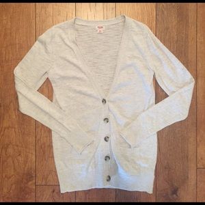 Mossimo Tan Button Down Sweater