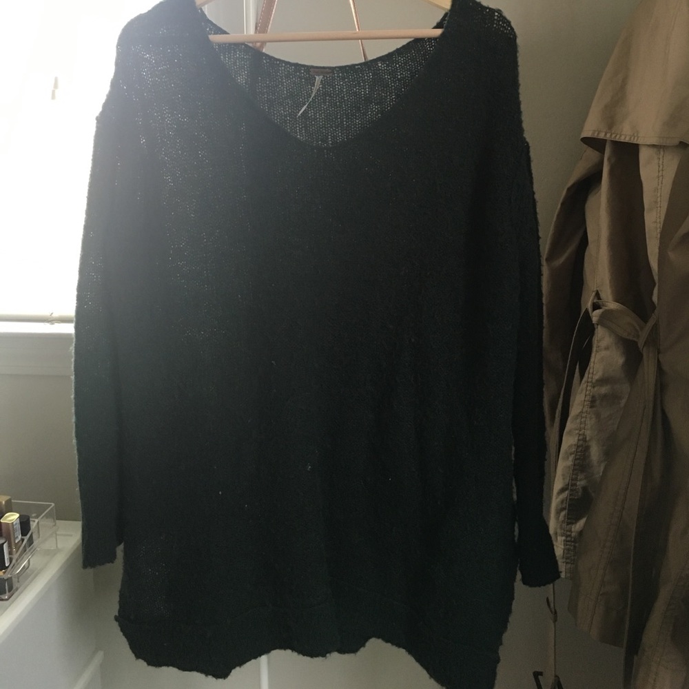 Free People oversized alpaca sweater
