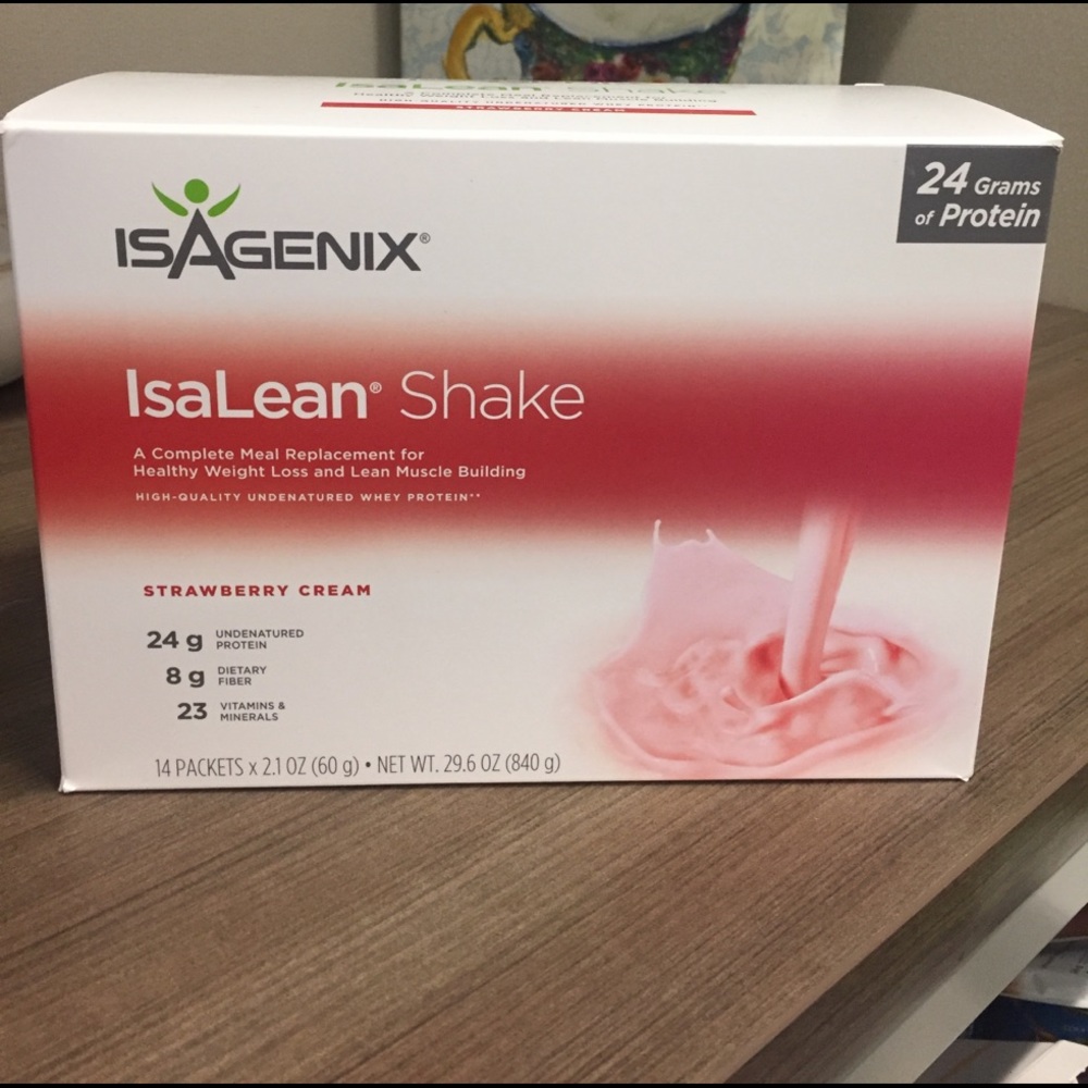 Isagenix strawberry shakes