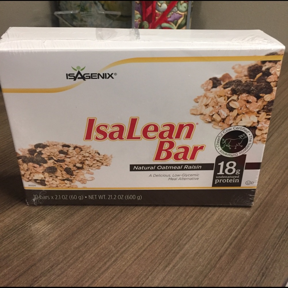 Oatmeal isagenix protein bars