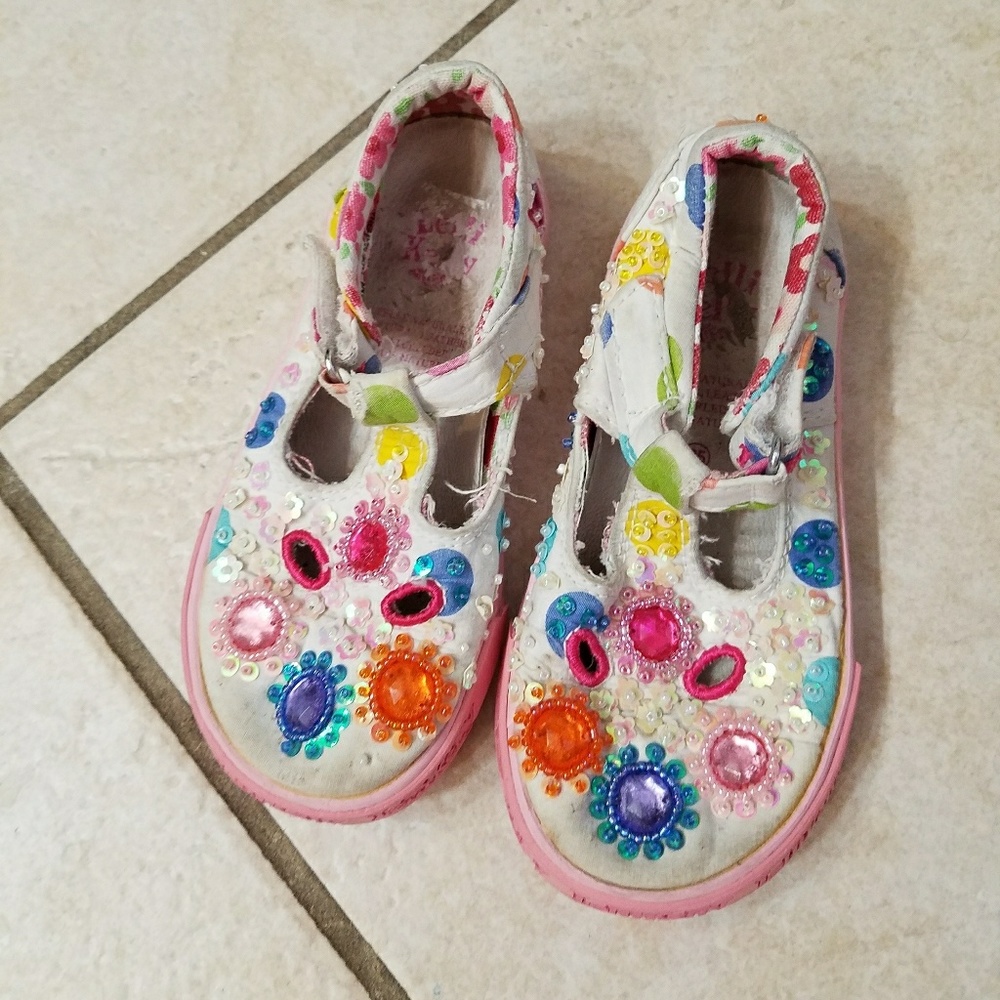 Lelli kelly bejeweled girl shoes