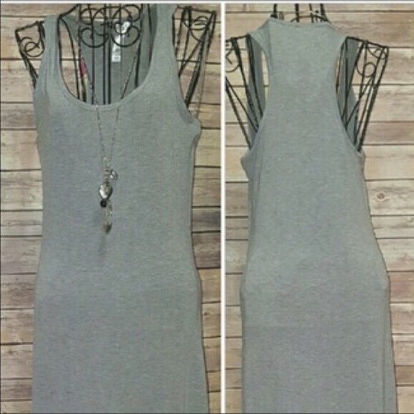 Solid grey maxi dress 😻 - Picture 2 of 2