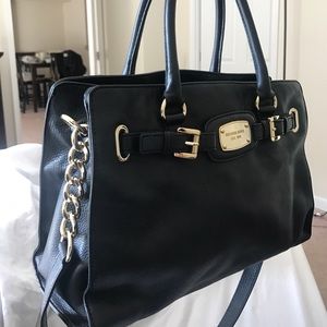 Black/gold Michael Kors purse