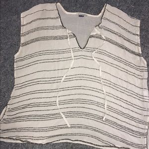 Gryphon beige beaded shirt