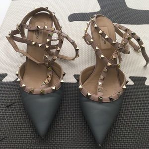 Valentino rockstud kitten heel