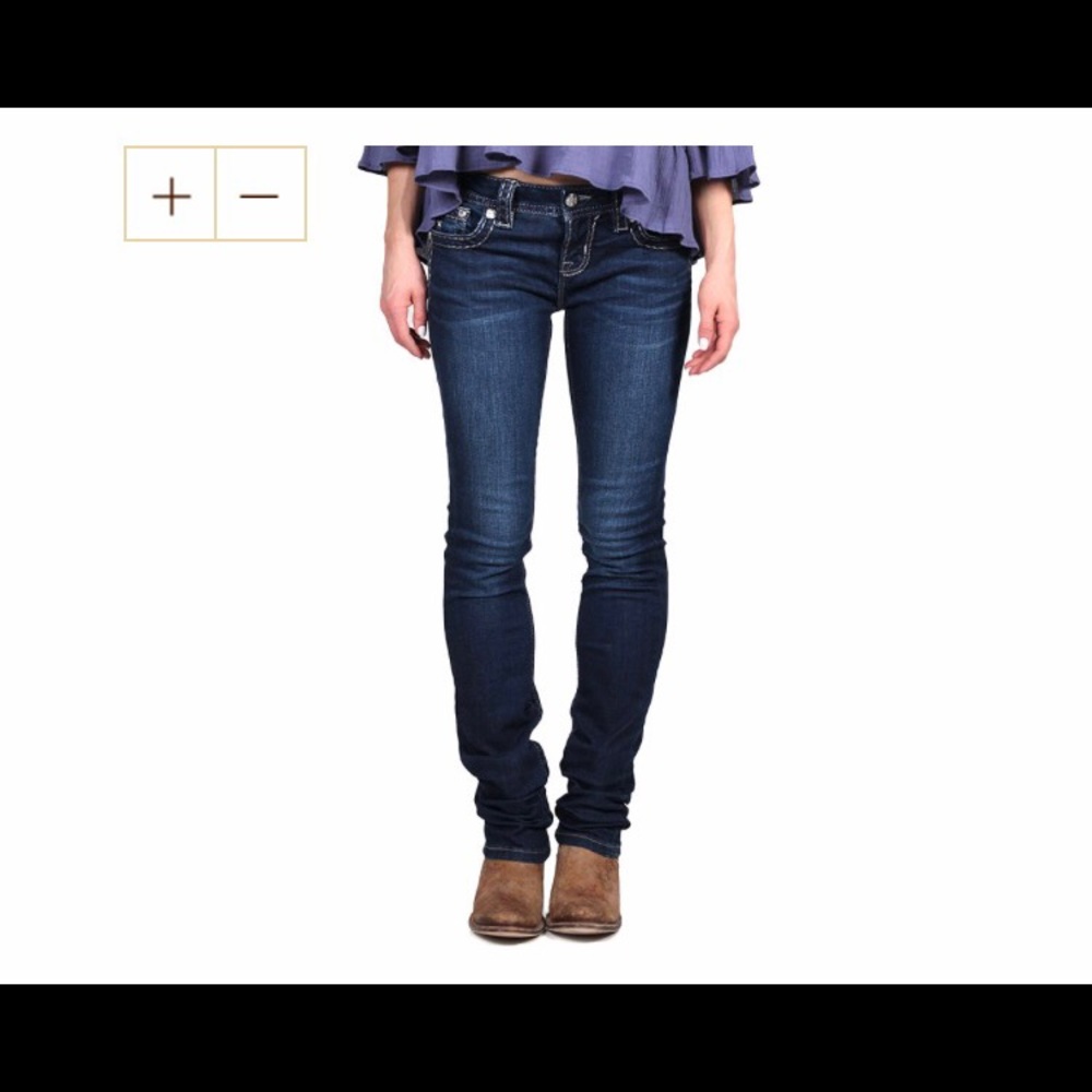 New skinny miss me jeans size 33 inseam 34