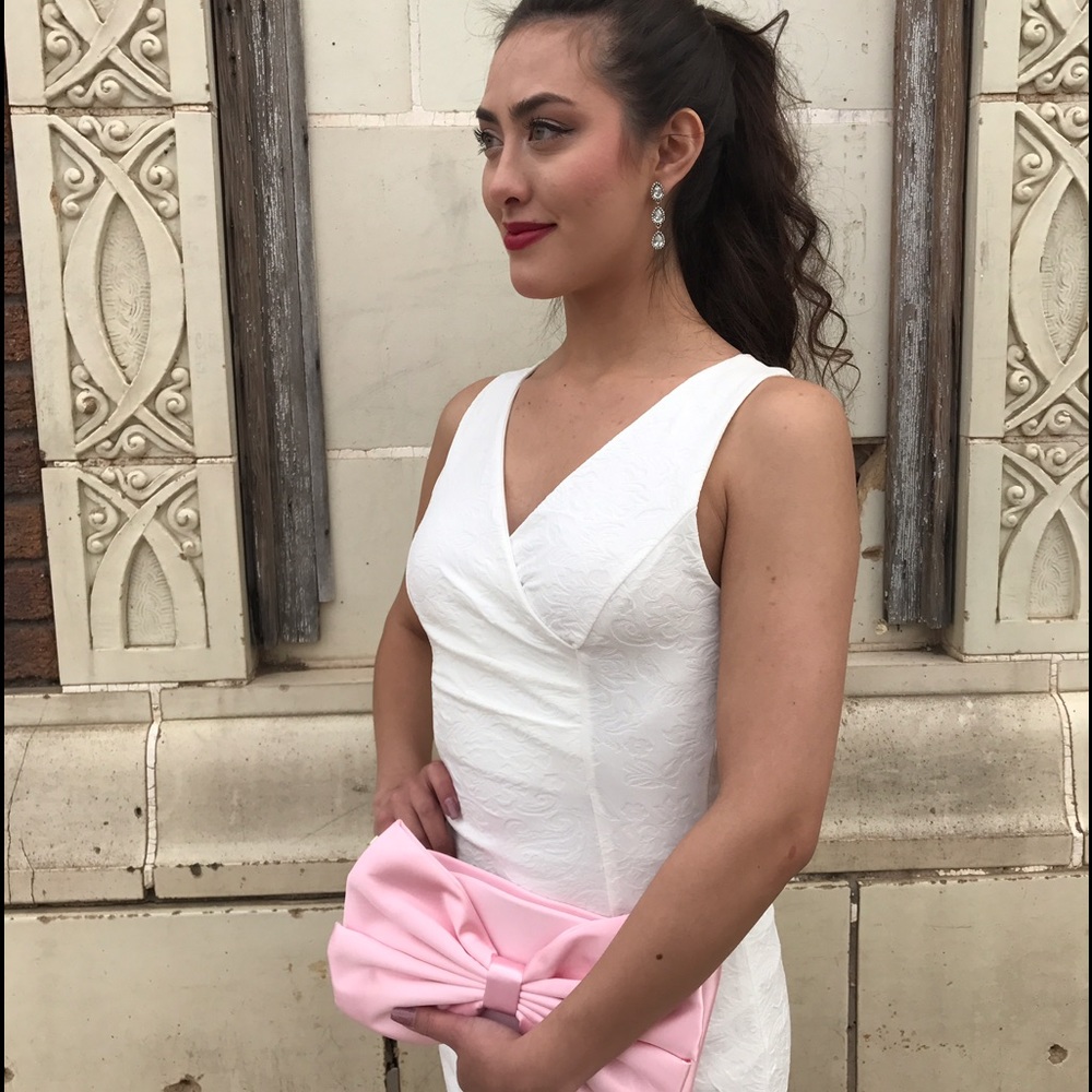 White Bodycon Dress-LAST ONE-SALE❗️ - Picture 4 of 5