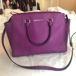 Michael Kors Selma medium purse, Fuschia