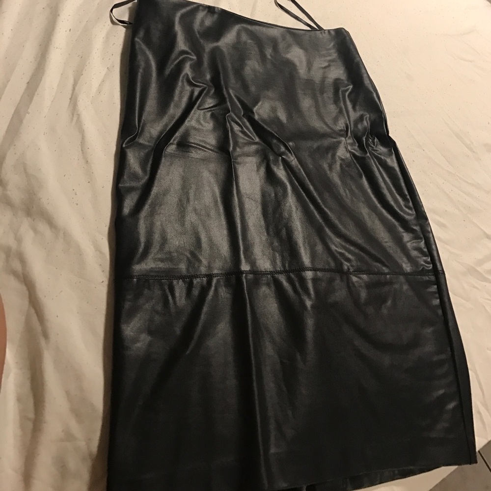 Faux Leather Forever 21 Skirt