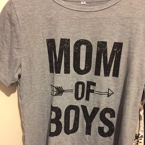 Mom of boys tshirt