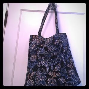 Windsor Navy Vera Bradley Tote- gently used