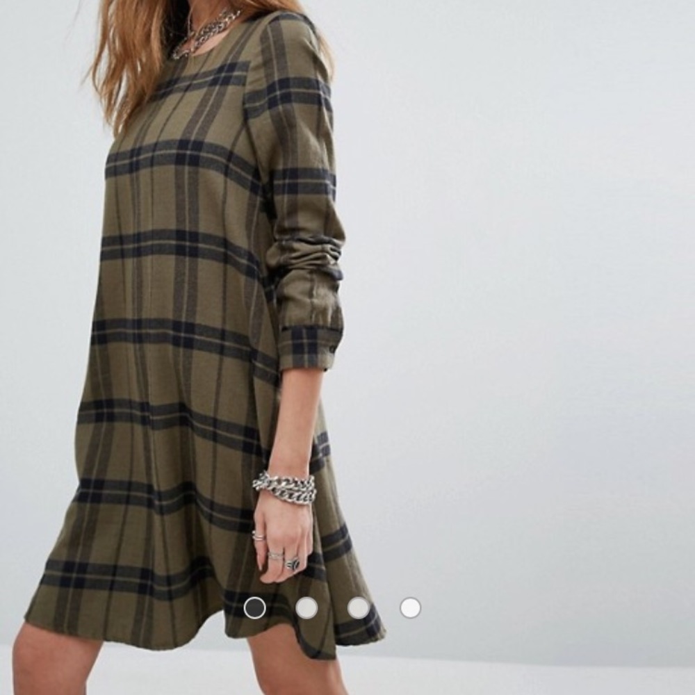 Green swing Dress