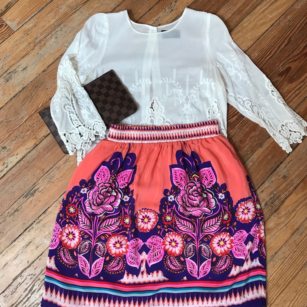 Anthropologie Phosphorescence Skirt