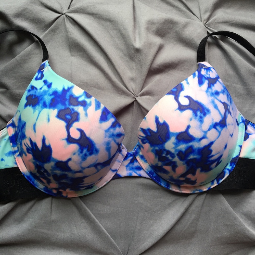 Tie dye PINK VICTORIAS SECRET pushup bra