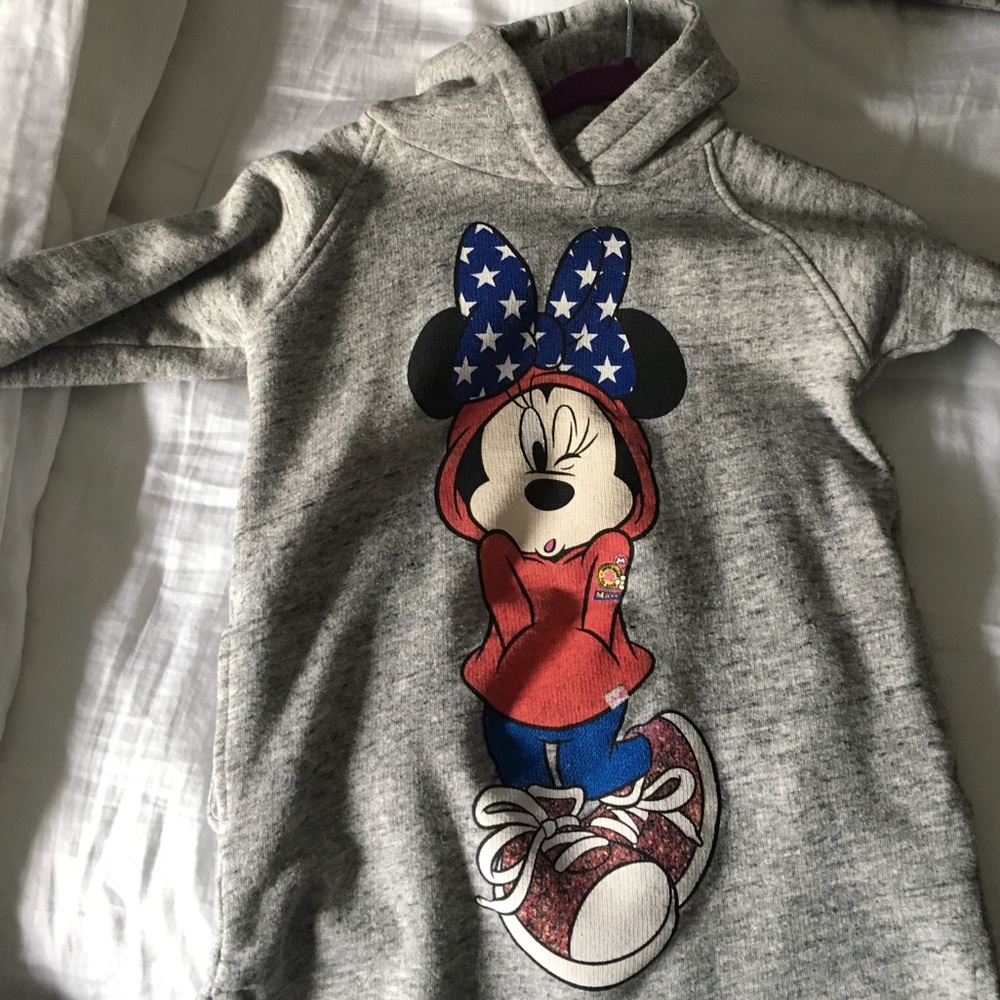 Mini mouse girls sweatshirt dress Zara