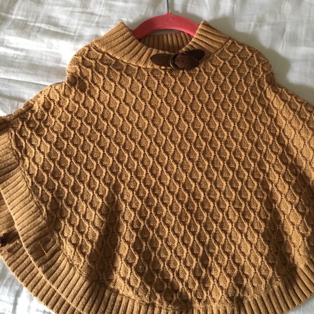 Janie and Jack girls poncho