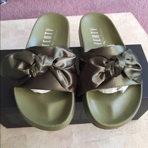 Fenty Puma bow slides by Rihanna