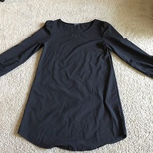 Black long sleeve dress