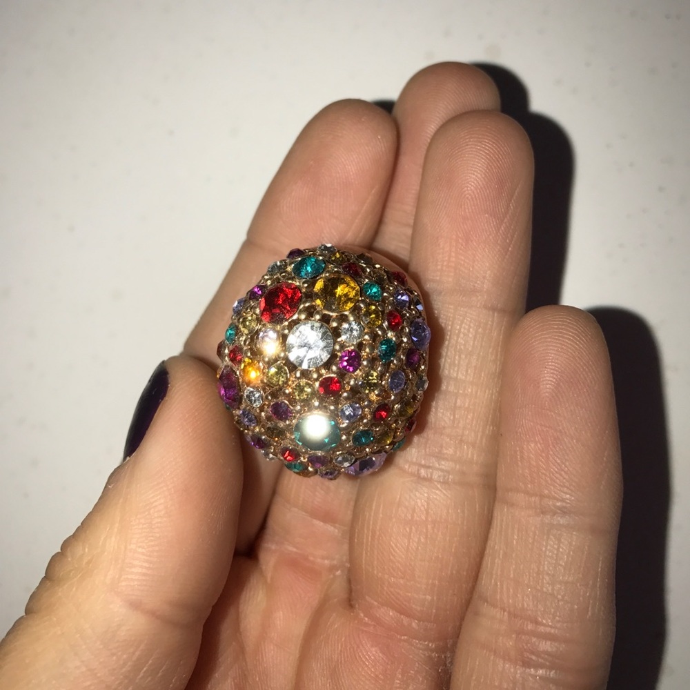Colorful diamond ring - Picture 3 of 4