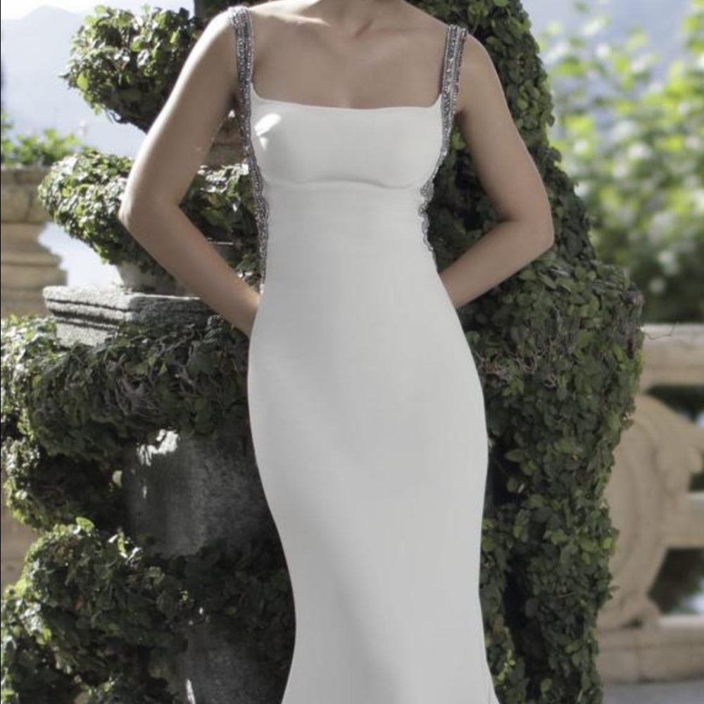 Tarik Ediz white 92830 dress