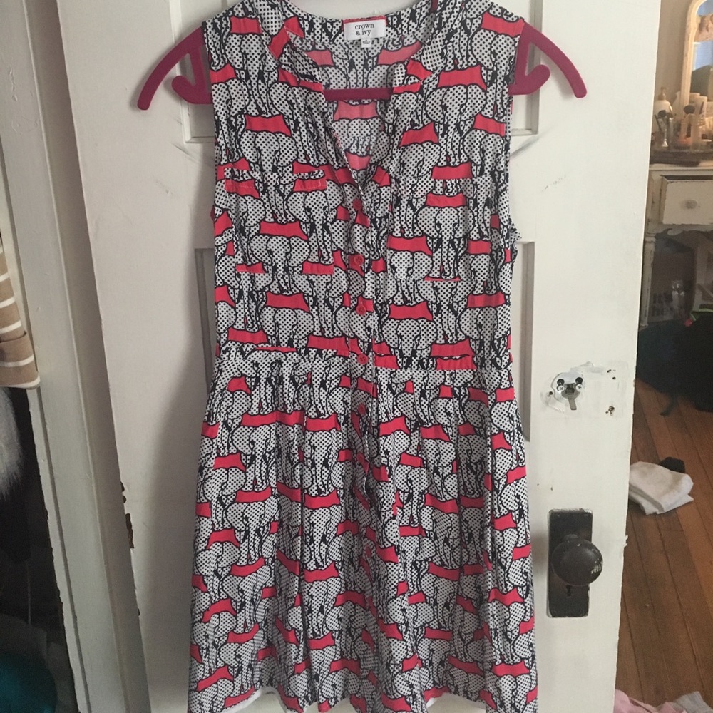 Crown & Ivy Elephant 🐘 Dress