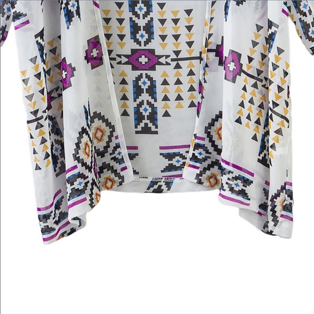 Aztec Print Kimono - Picture 7 of 8