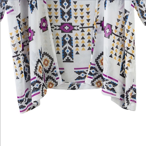 Aztec Print Kimono - Picture 7 of 8