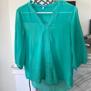 Teal Blouse