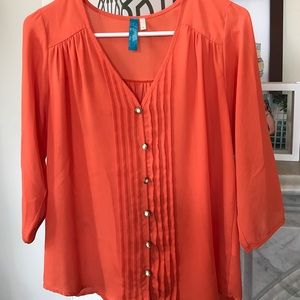 Orange Blouse