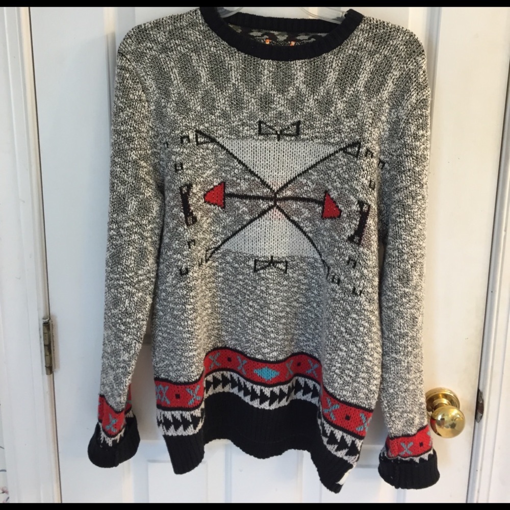 Urban Outfitters Abstract Print Sweater